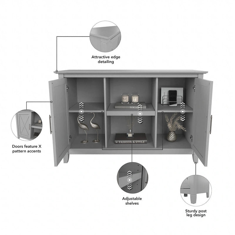 Meuble d'appoint avec portes par
