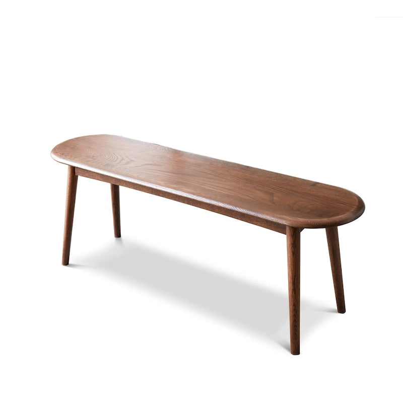 Banc de salle à manger en bois de chêne naturel
