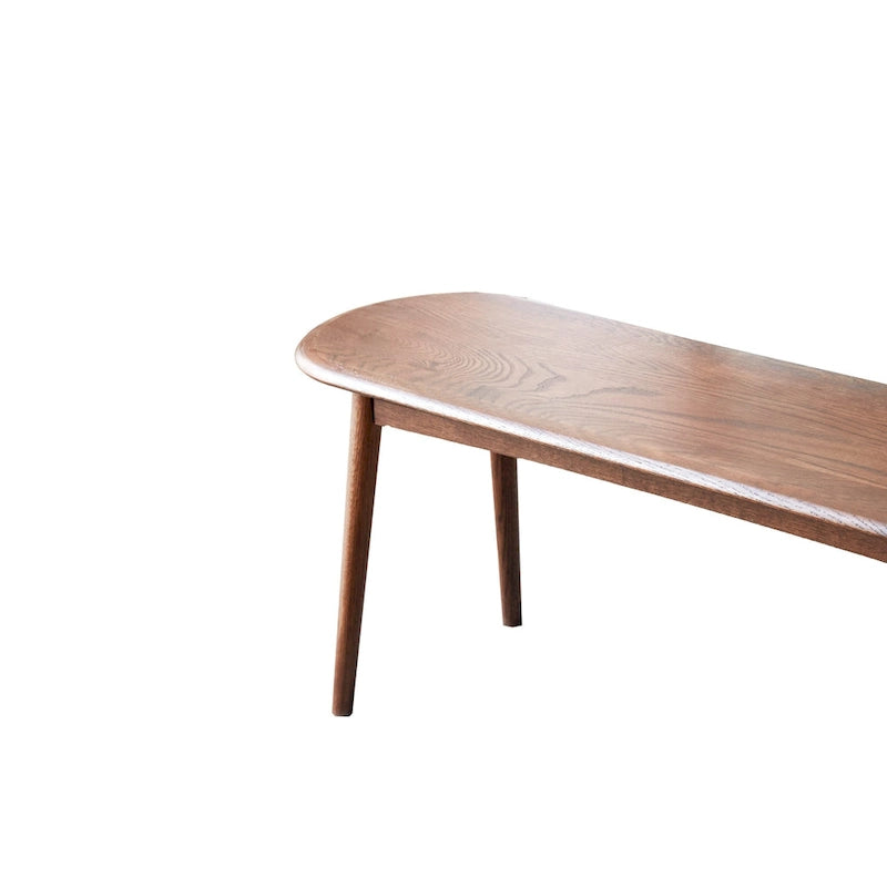 Banc de salle à manger en bois de chêne naturel