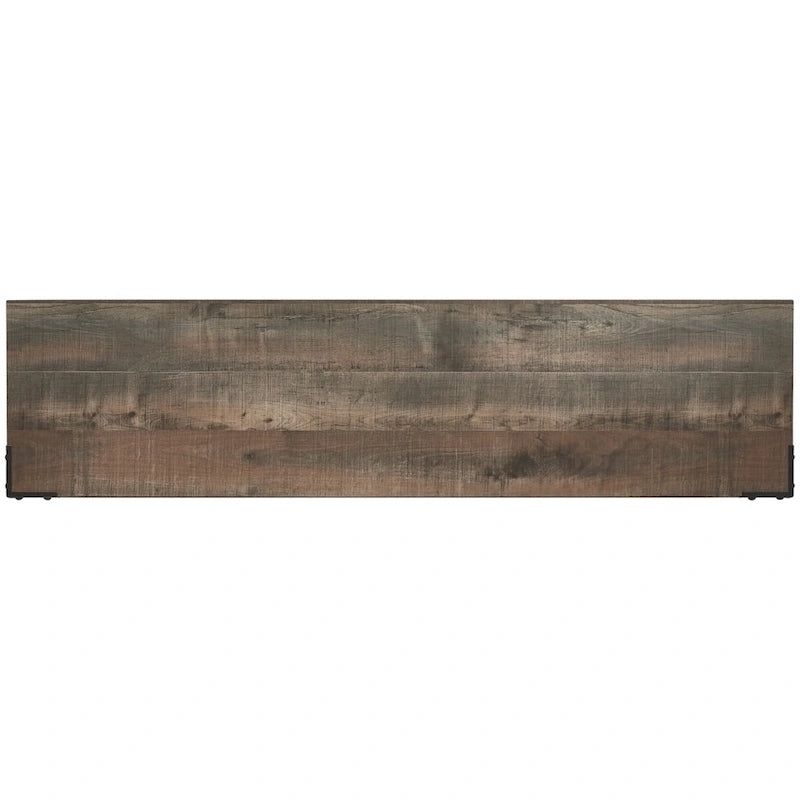 Meuble TV grand format décontracté, marron