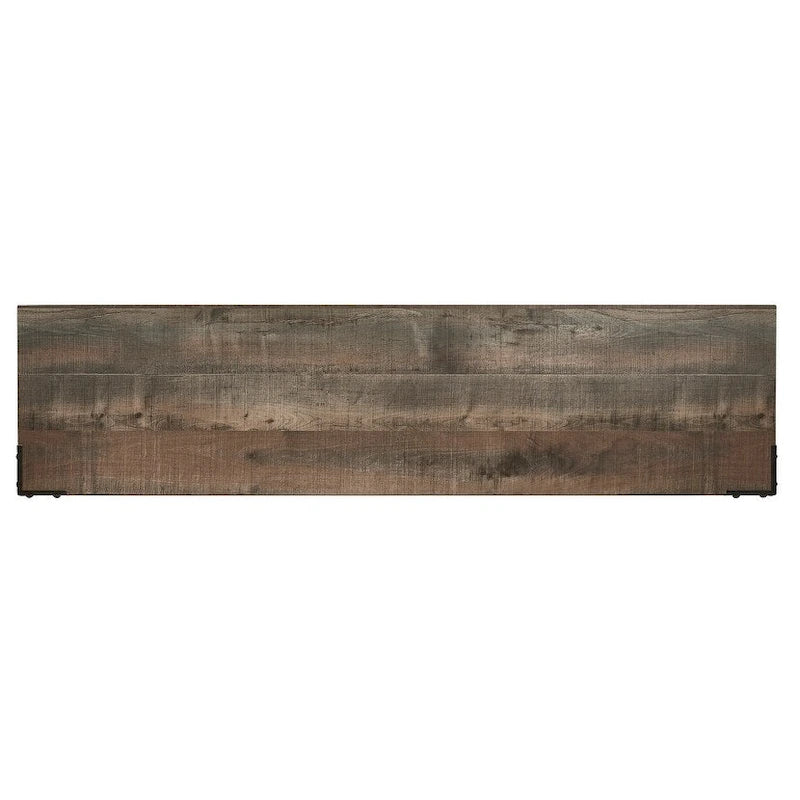 Meuble TV grand format décontracté, marron