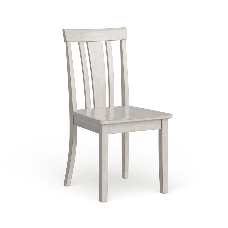 Chaises de salle à manger en bois à lattes par (lot de 2)