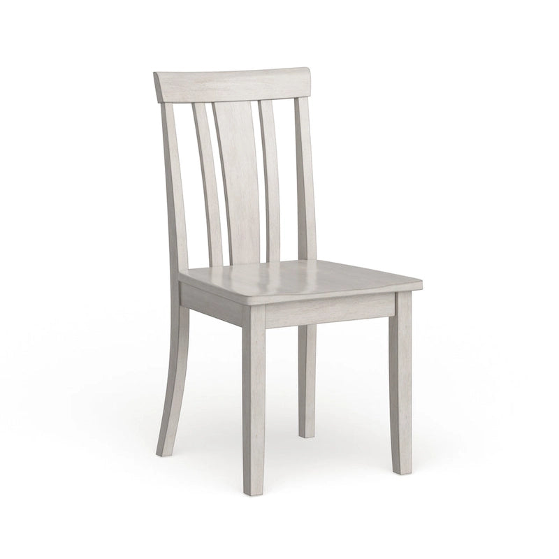 Chaises de salle à manger en bois à lattes par (lot de 2)