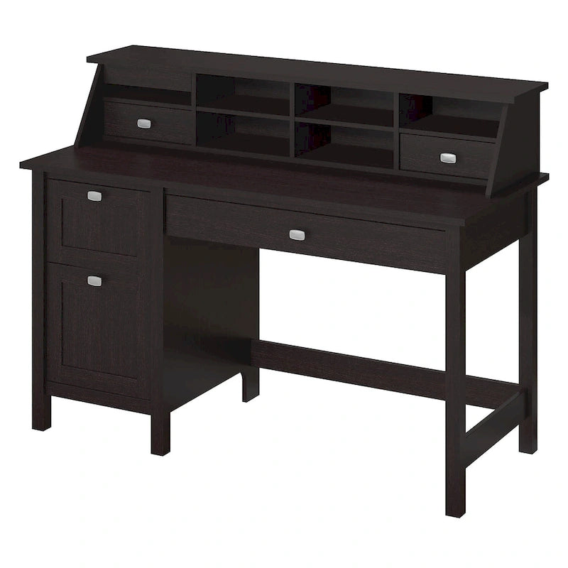 Bureau d'ordinateur 54W avec organisateur de bureau par