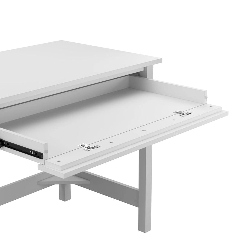 Bureau d'ordinateur 54W avec organisateur de bureau par