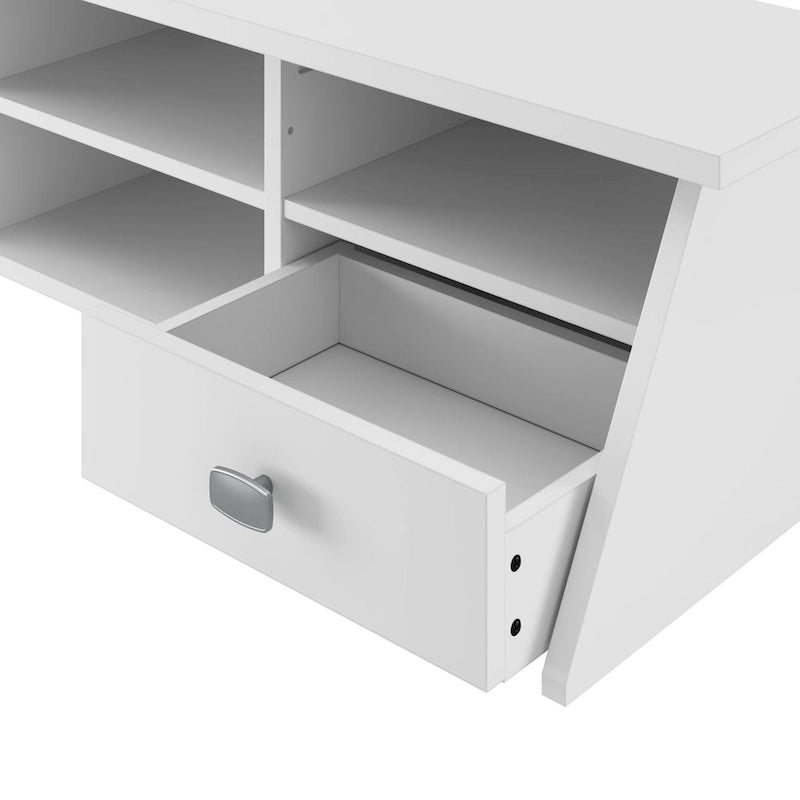 Bureau d'ordinateur 54W avec organisateur de bureau par