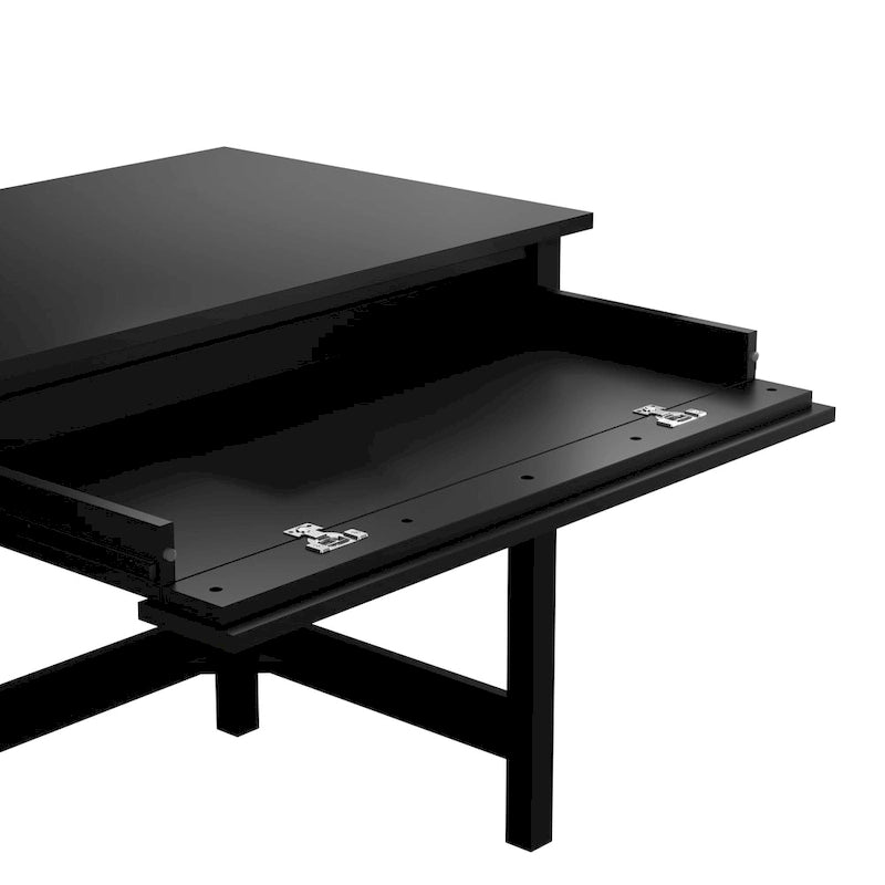 Bureau d'ordinateur 54W avec organisateur de bureau par
