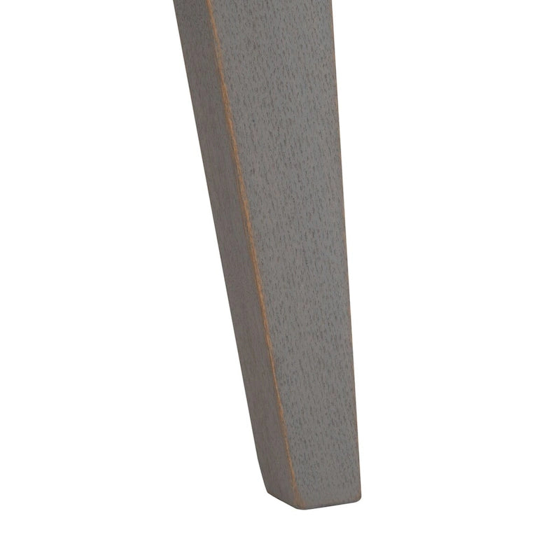Table d'appoint laquée blanche/grise - 0 - 32 x 32 x 18 - 32L x 32P x 18H