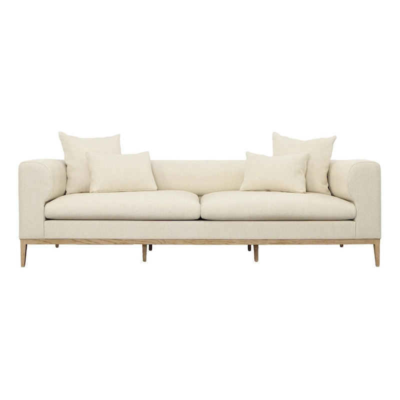 Canapé rembourré, beige