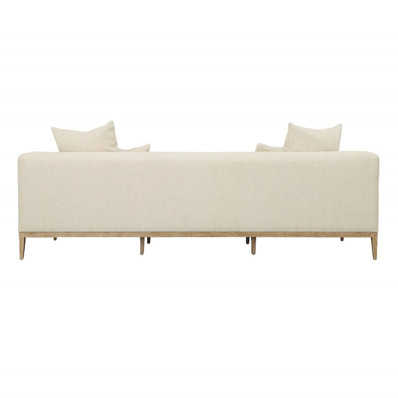 Canapé rembourré, beige