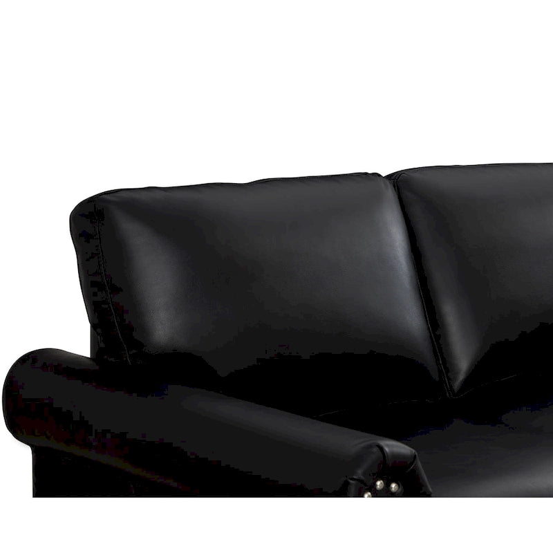 Causeuse de salon en similicuir