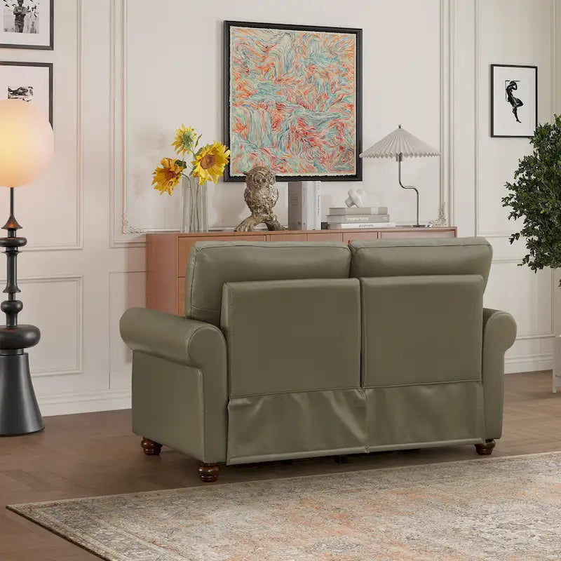 Causeuse de salon en similicuir