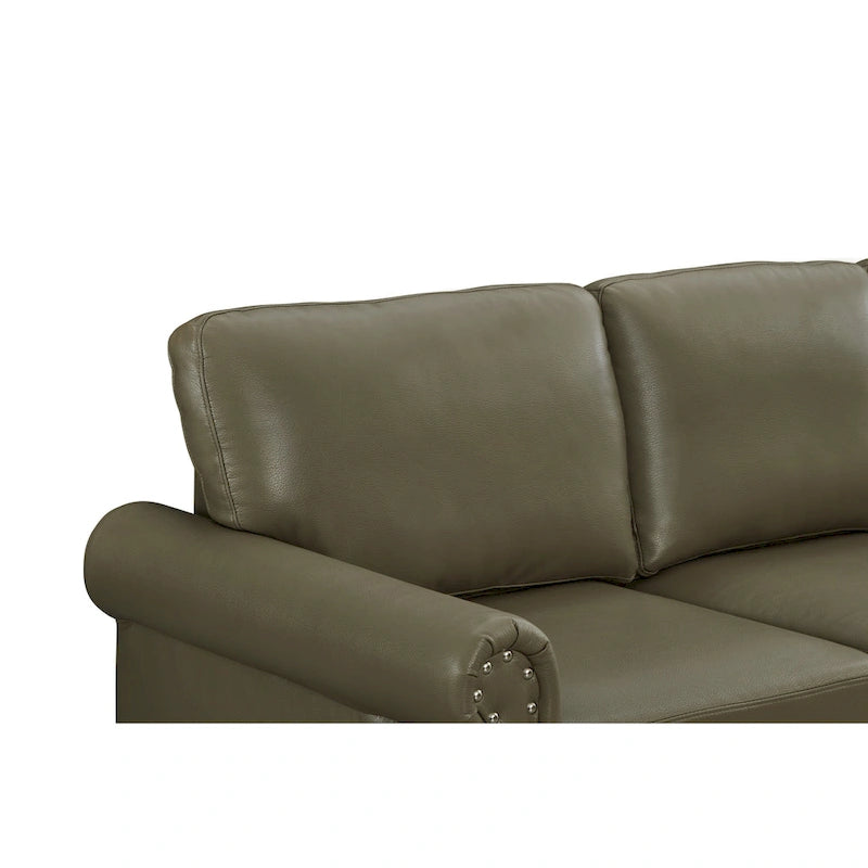Causeuse de salon en similicuir