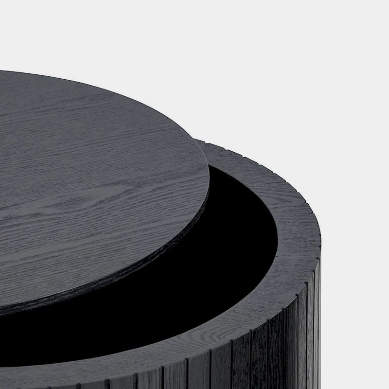 Ensemble de tables basses gigognes deux pièces modernes et élégantes avec plateau amovible