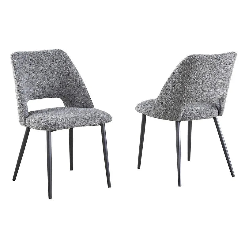 Lot de 2 chaises d'appoint rembourrées