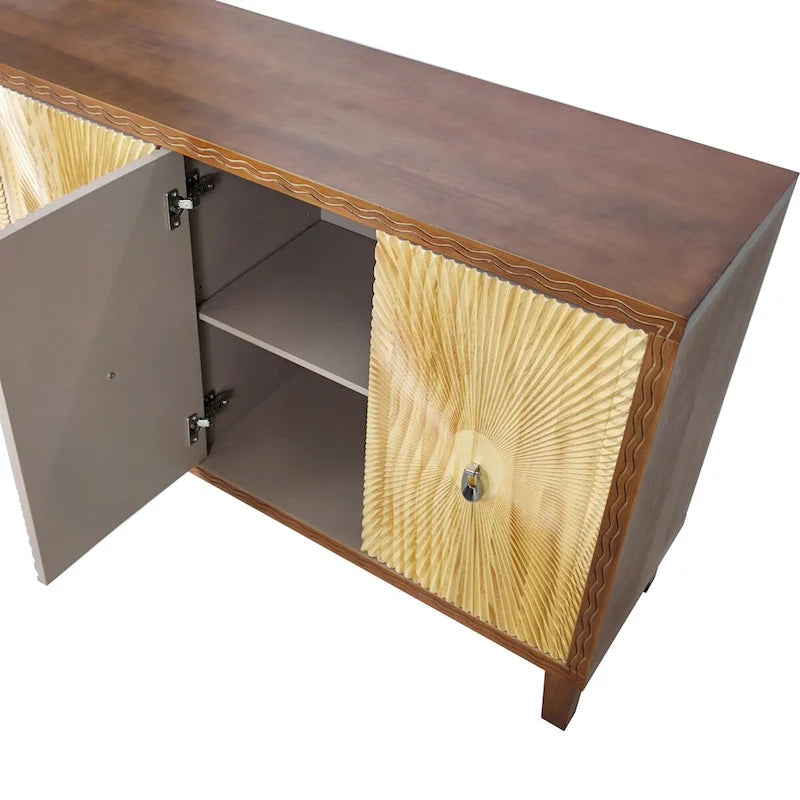 Buffet bas 4 portes pour salle à manger