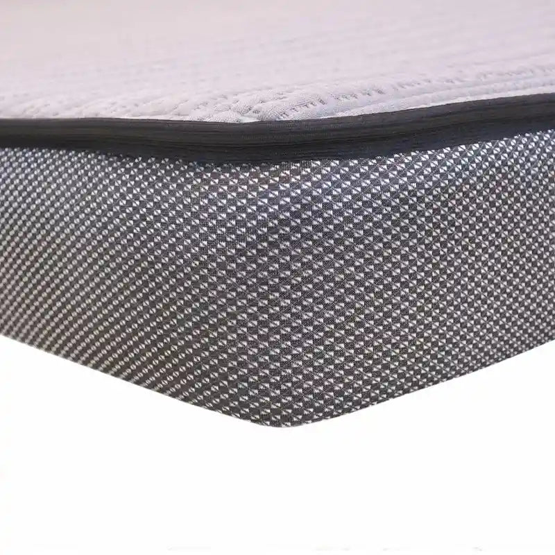 Canapé-lit rembourré en tissu suédine marron rustique - 37 x 86 x 40