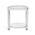 Table d'appoint moderne en acrylique