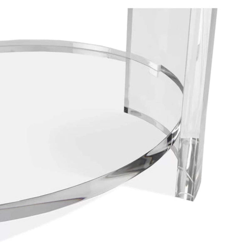 Table d'appoint moderne en acrylique