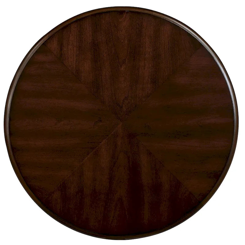 Table d'appoint ronde de 56 cm, table d'appoint en bois massif avec étagère, table d'angle de salon facile à assembler