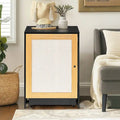 Meuble cache-litière, Meuble toilette pour chat, Table d'appoint pour chat, Meuble litière avec porte en sisal